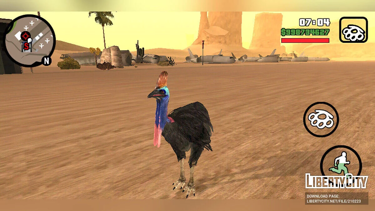 Cassoary from Far Cry 3 / GTA San Andreas (iOS, Android)