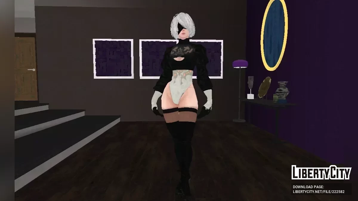 2B from Soul Calibur VI / GTA San Andreas (iOS, Android)