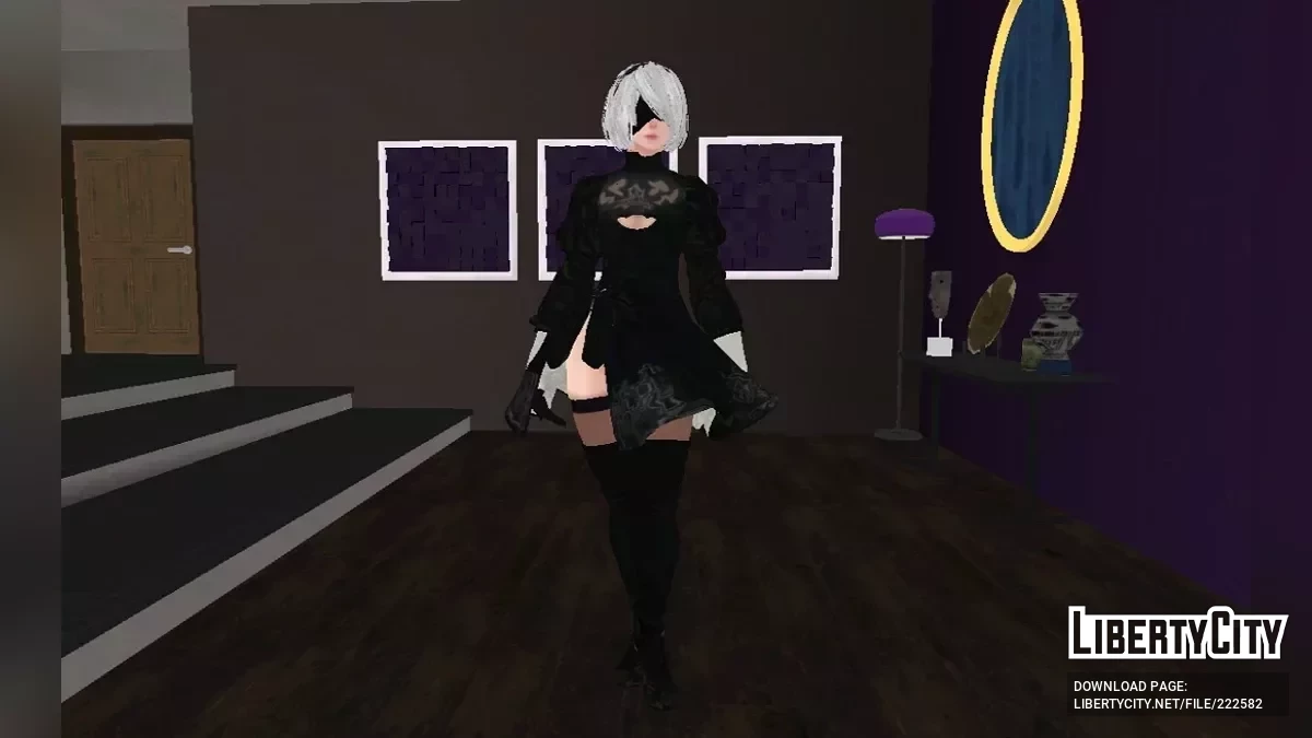 2B from Soul Calibur VI / GTA San Andreas (iOS, Android)