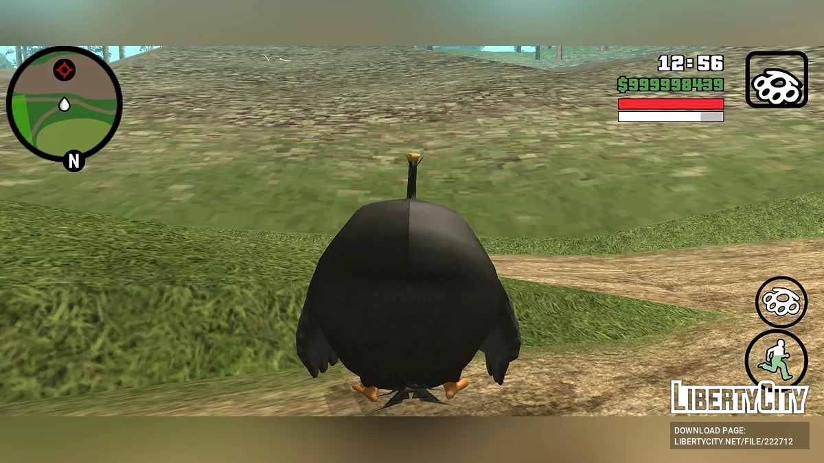 Скінпак Angry Birds / GTA San Andreas (iOS, Android)