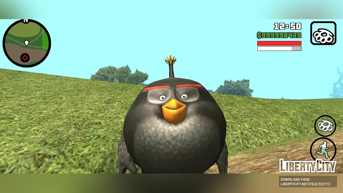 Скінпак Angry Birds / GTA San Andreas (iOS, Android)