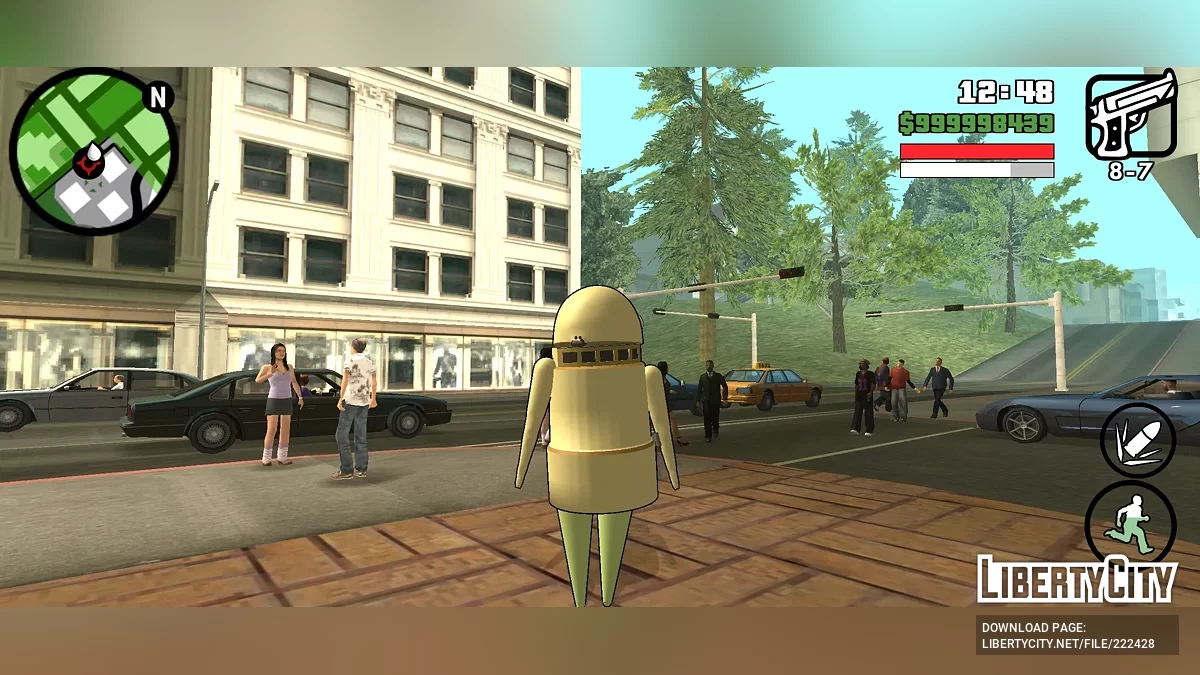 Bender Bending Rodriguez Robot / GTA San Andreas (iOS, Android)