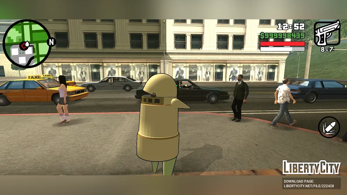 Bender Bending Rodriguez Robot / GTA San Andreas (iOS, Android)