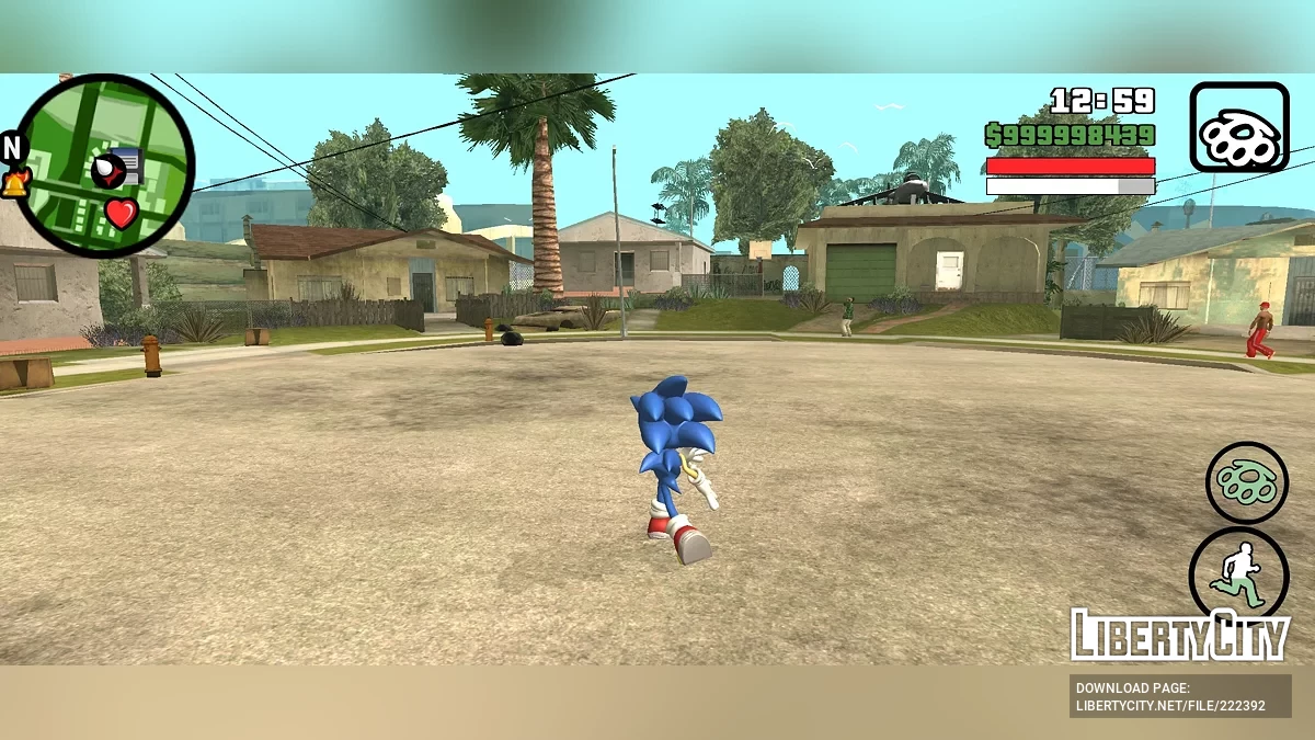 Sonic the Hedgehog / GTA San Andreas (iOS, Android)