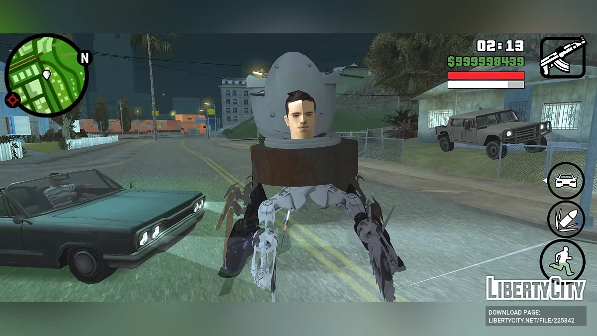 Toilet Claude / GTA San Andreas (iOS, Android)