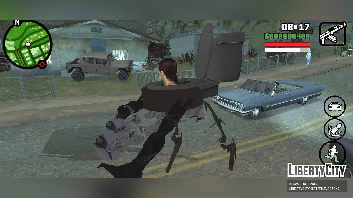Toilet Claude / GTA San Andreas (iOS, Android)