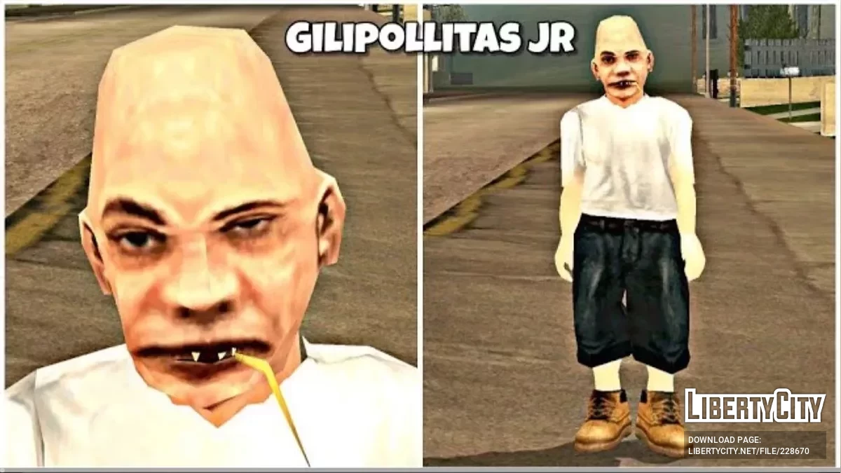 Шкіра Гіліпольтас Юніора (cwmyhb1) / GTA San Andreas (iOS, Android)