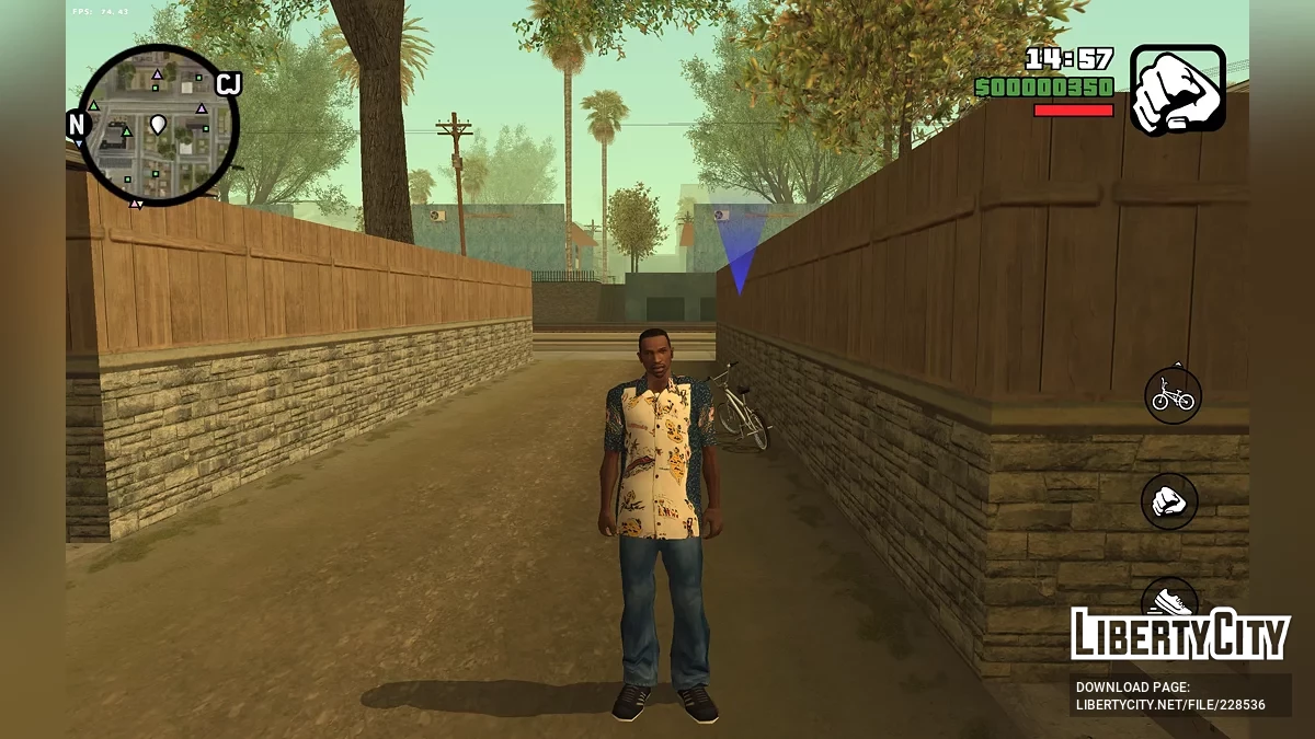 CJ from RoSa Project Evolved / GTA San Andreas (iOS, Android)