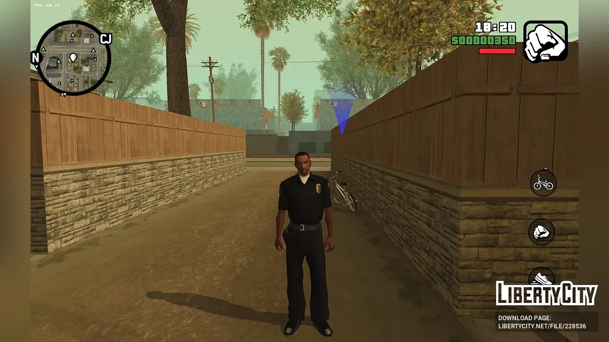 CJ from RoSa Project Evolved / GTA San Andreas (iOS, Android)