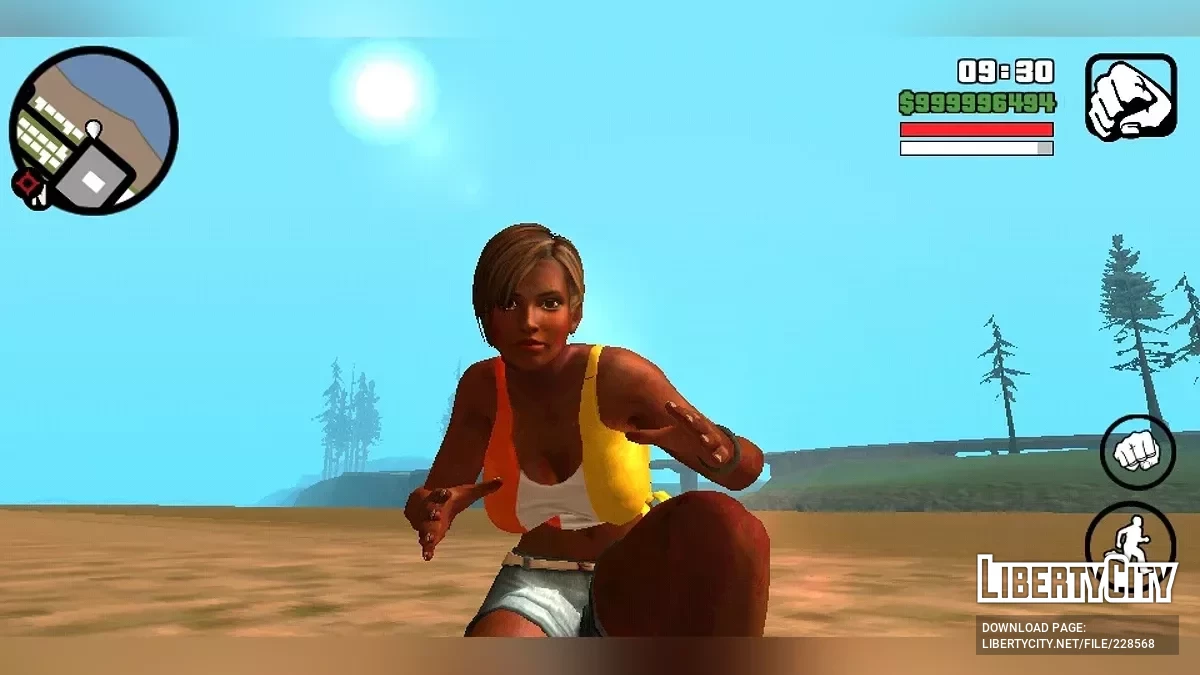 Lisa Hamilton from Dead or Alive / GTA San Andreas (iOS, Android)