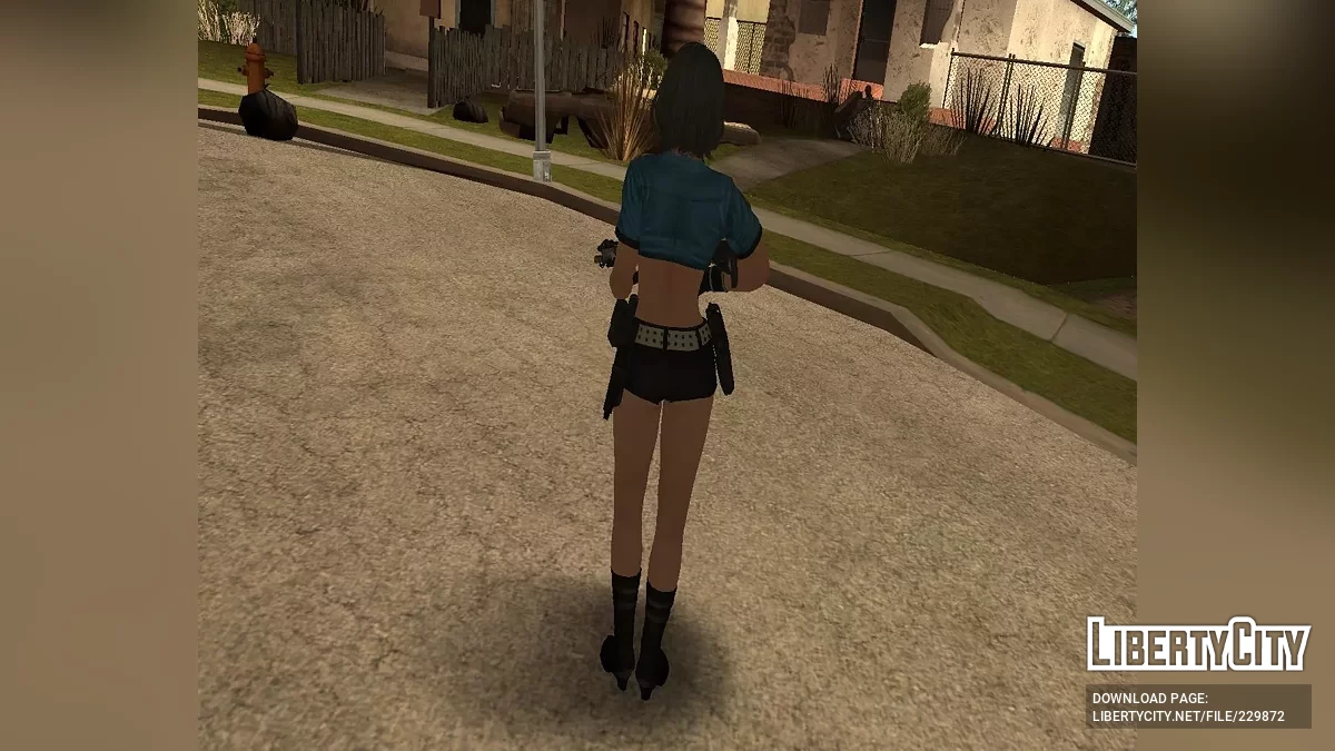 Tamaki police suit outfit / GTA San Andreas (iOS, Android)