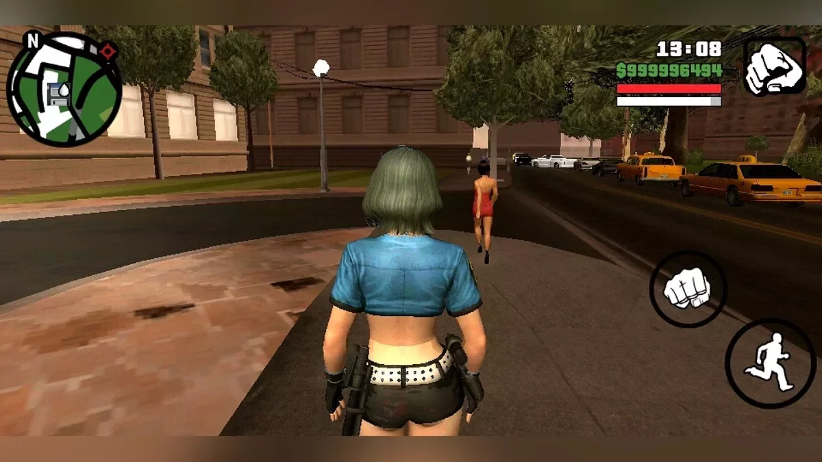 Tamaki police suit outfit / GTA San Andreas (iOS, Android)