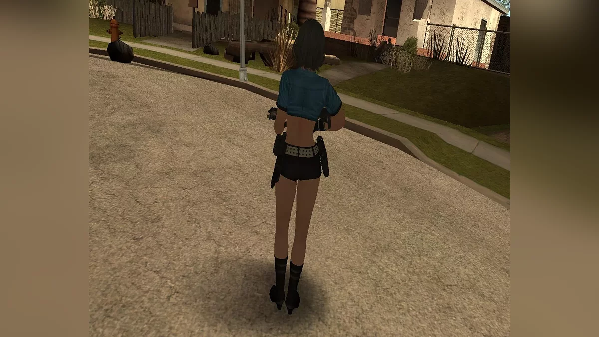 Tamaki police suit outfit / GTA San Andreas (iOS, Android)