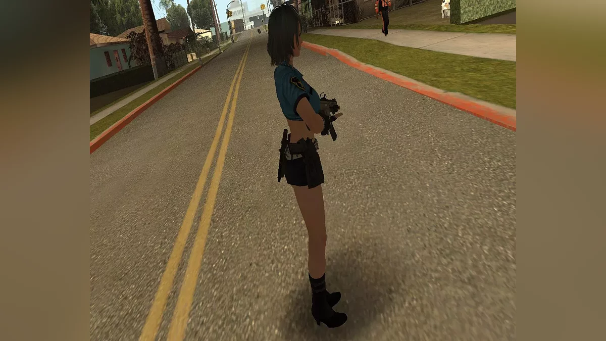 Tamaki police suit outfit / GTA San Andreas (iOS, Android)