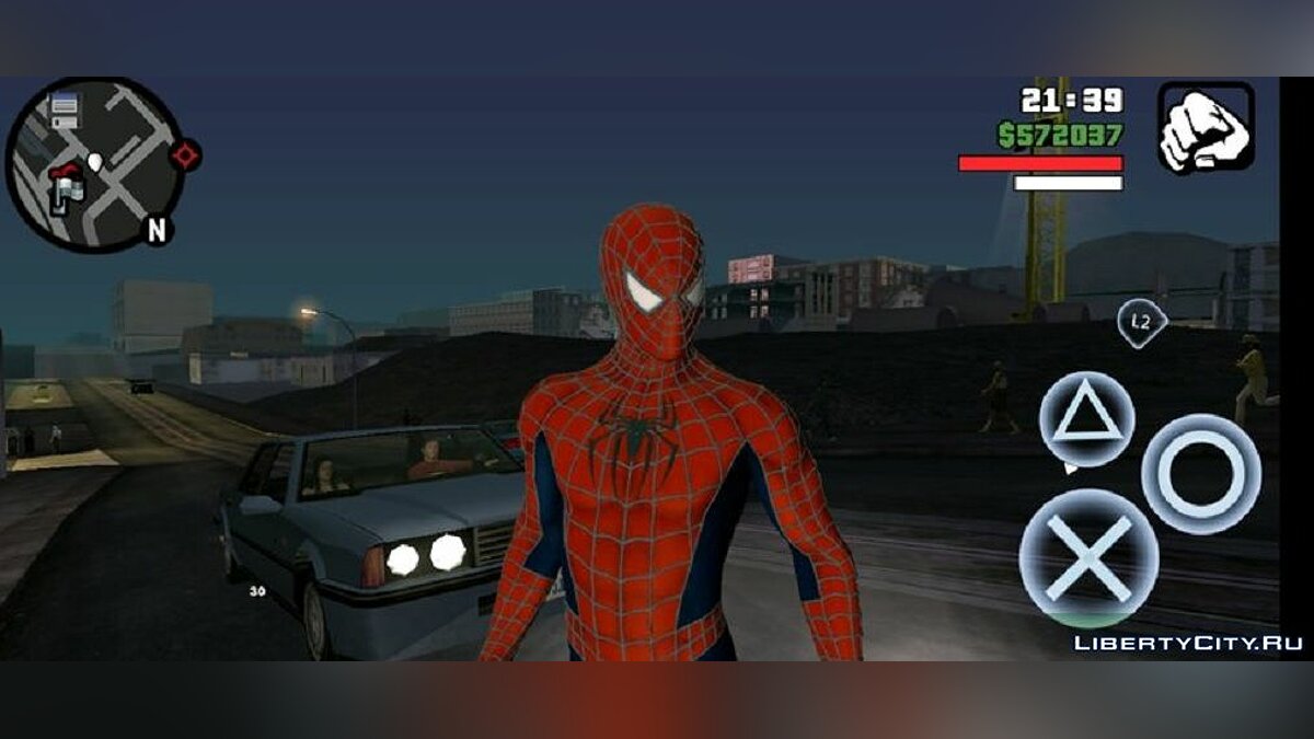 Download Spiderman for GTA San Andreas (iOS, Android)