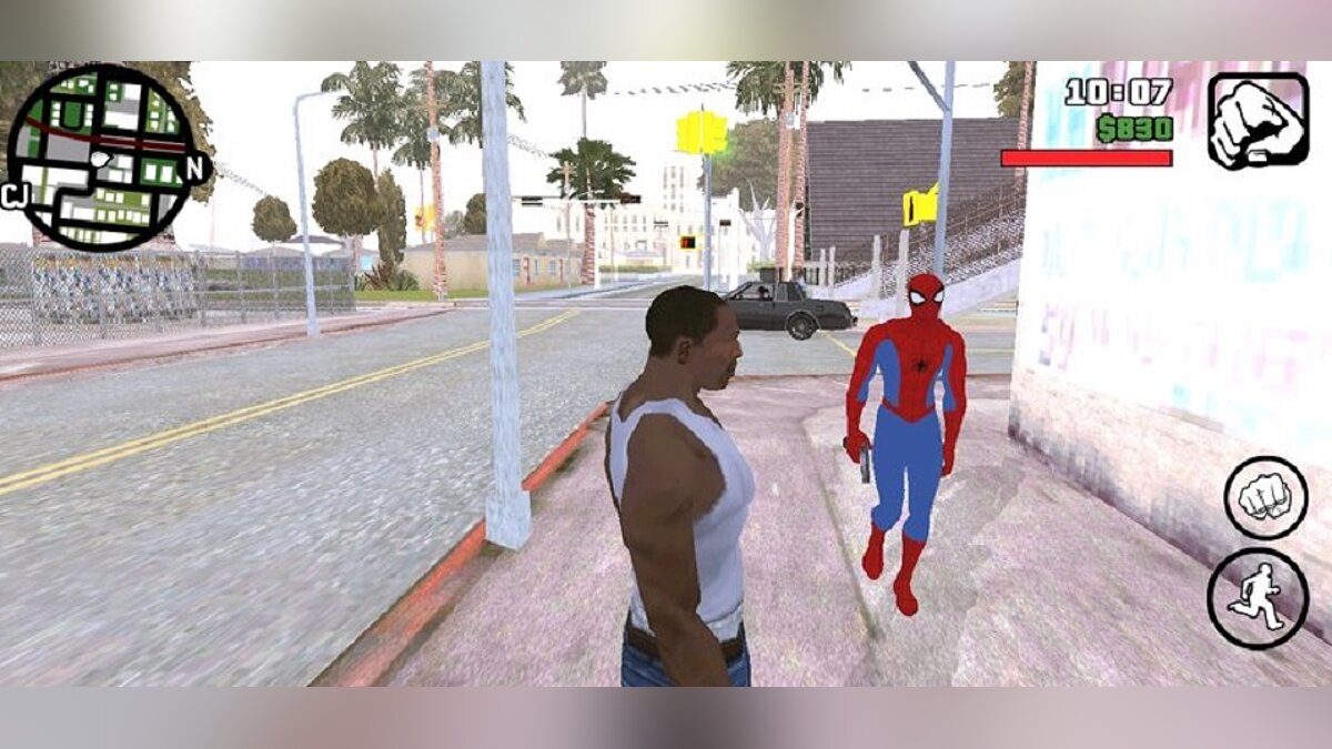 Download Spiderman for GTA San Andreas (iOS, Android)