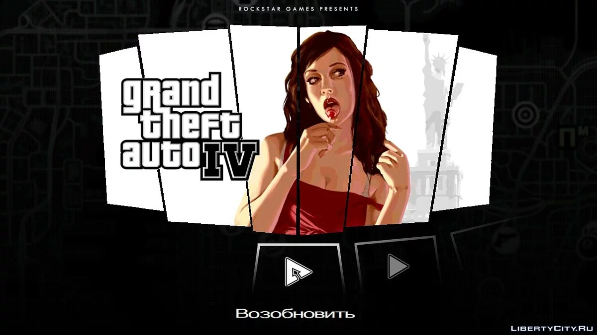 GTA IV Style Menu / GTA San Andreas (iOS, Android)