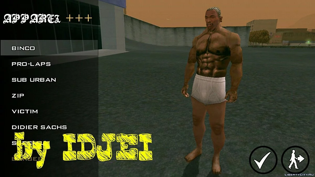 Textura de jugador por IDJEI (1.0) / GTA San Andreas (iOS, Android)