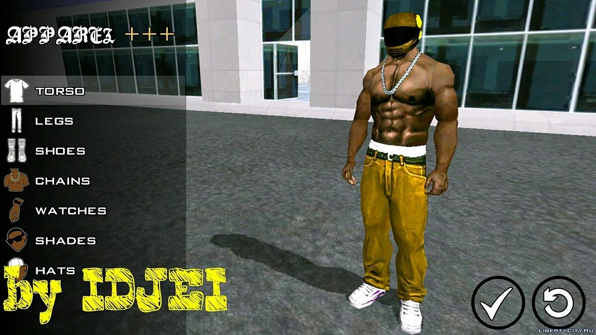 Textura de jugador por IDJEI (1.0) / GTA San Andreas (iOS, Android)