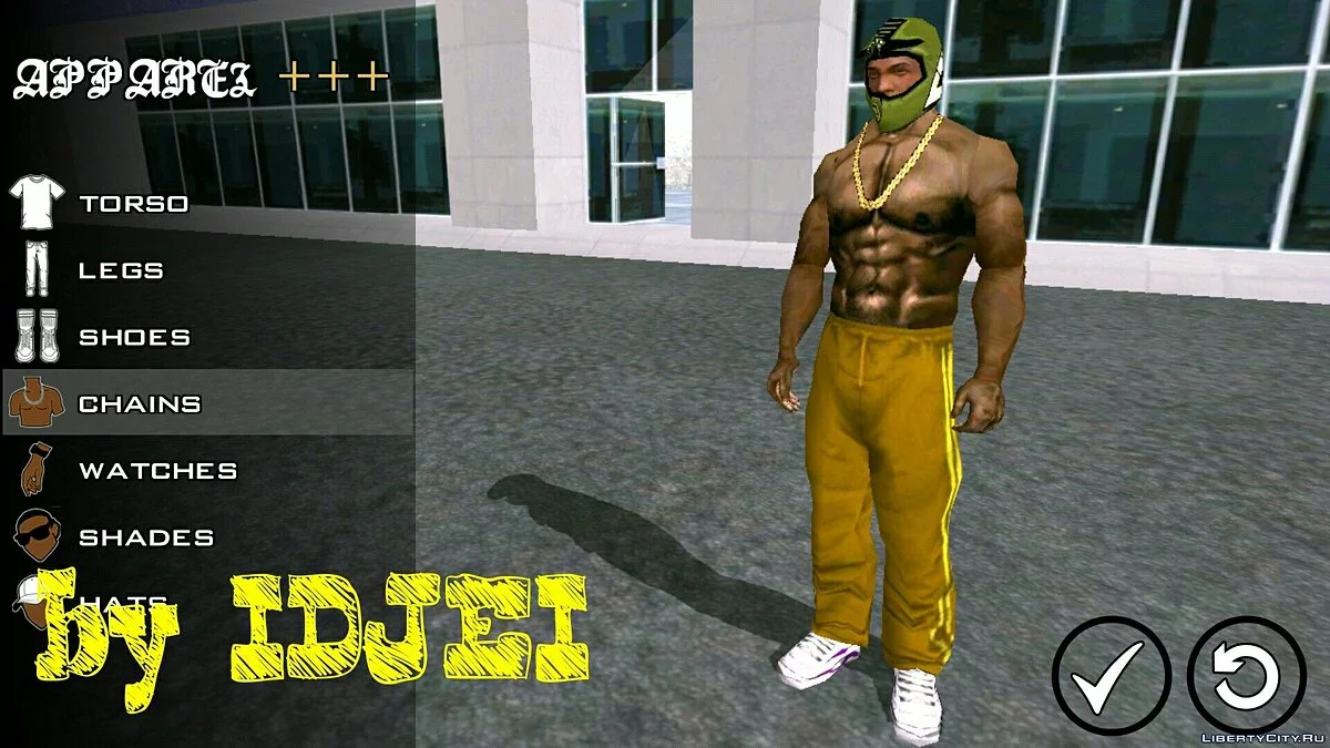 Textura de jugador por IDJEI (1.0) / GTA San Andreas (iOS, Android)