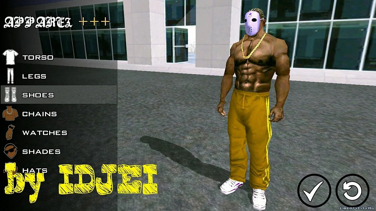 Textura de jugador por IDJEI (1.0) / GTA San Andreas (iOS, Android)