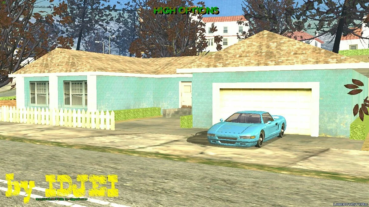 Графічна модифікація - \"ВИСОКІ НАЛАШТУВАННЯ\" / GTA San Andreas (iOS, Android)