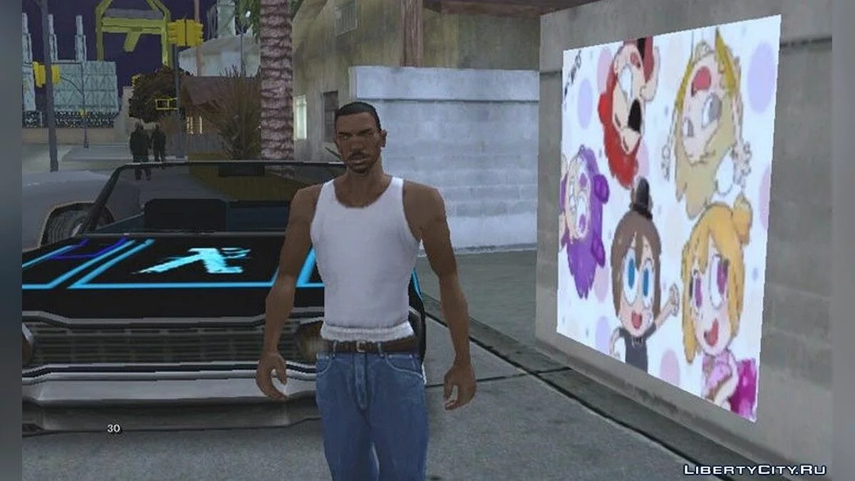 Aerografia para o carro Savanna / GTA San Andreas (iOS, Android)
