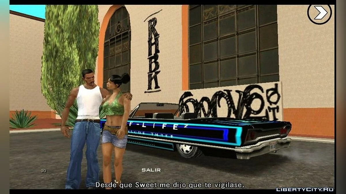 Aerografia para o carro Savanna / GTA San Andreas (iOS, Android)
