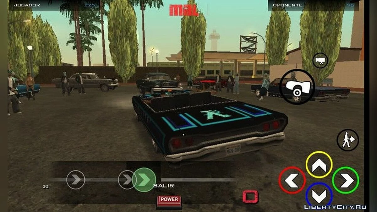 Aerografia para o carro Savanna / GTA San Andreas (iOS, Android)
