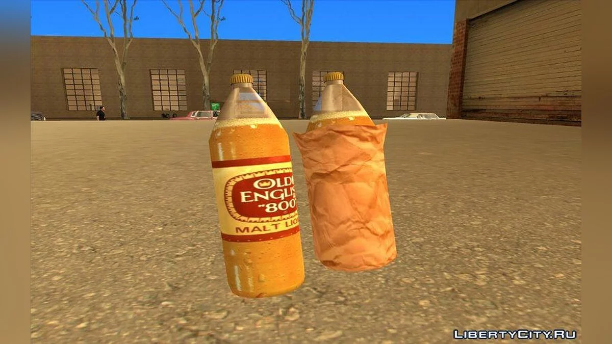 Пляшки зі сумішами в руках вуличних банд / GTA San Andreas (iOS, Android)