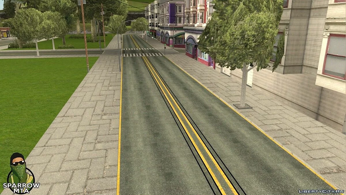 HD Texturen für Straßen / GTA San Andreas (iOS, Android)