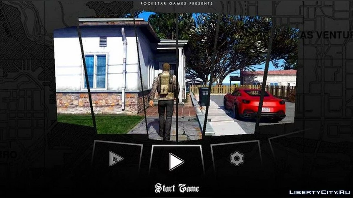 New HD Menu / GTA San Andreas (iOS, Android)