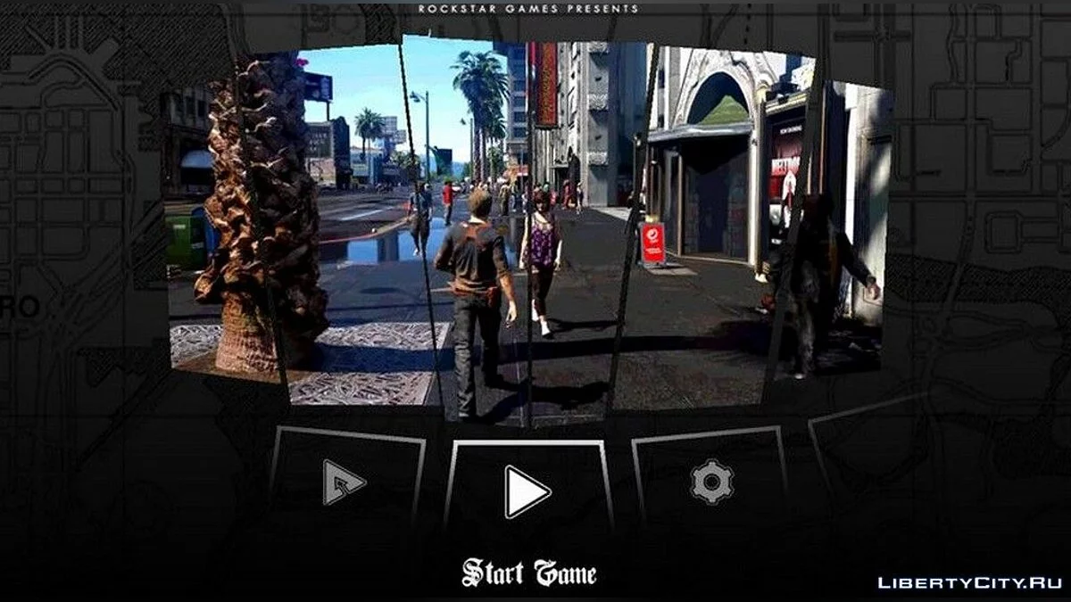New HD Menu / GTA San Andreas (iOS, Android)