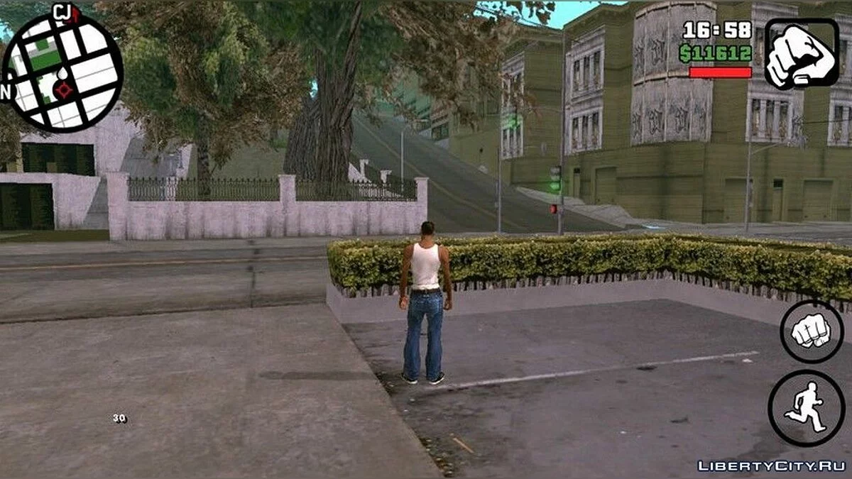 Resolução de texturas Ultra HD / GTA San Andreas (iOS, Android)