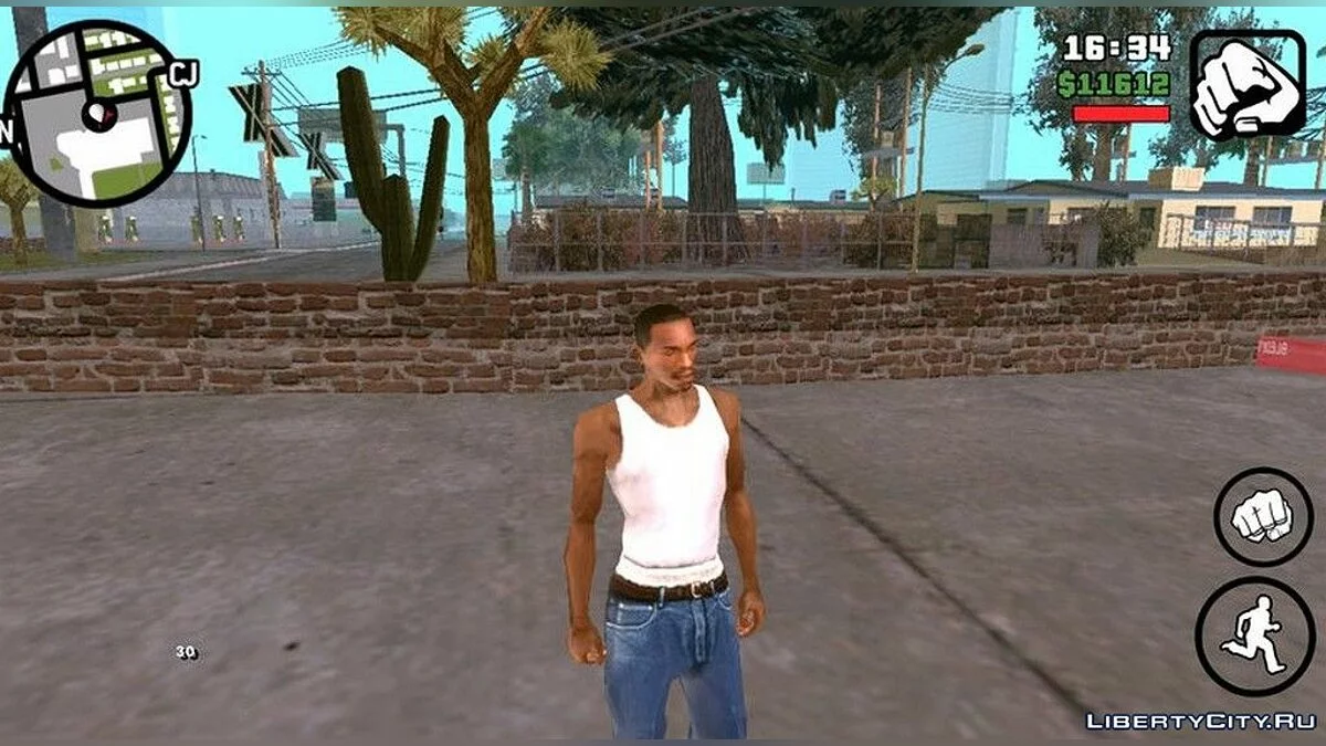 Resolução de texturas Ultra HD / GTA San Andreas (iOS, Android)