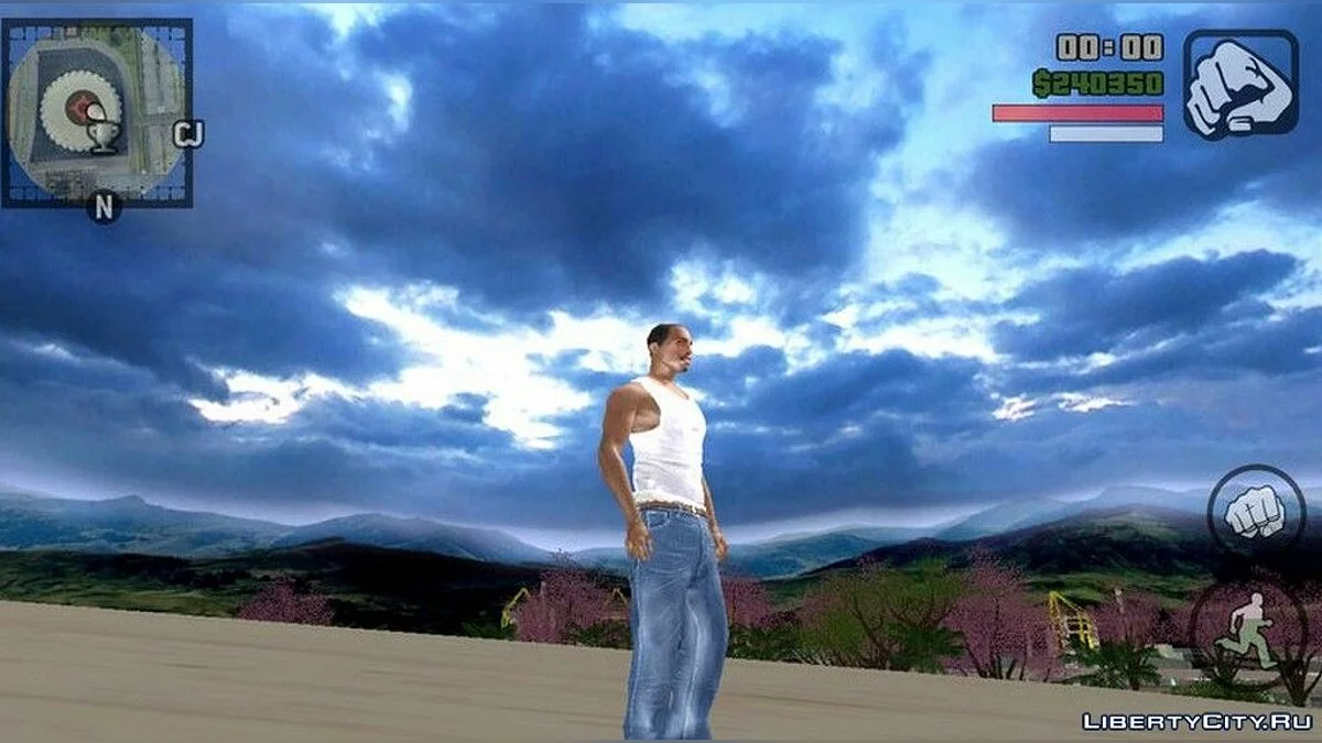 Небо в HD якості / GTA San Andreas (iOS, Android)