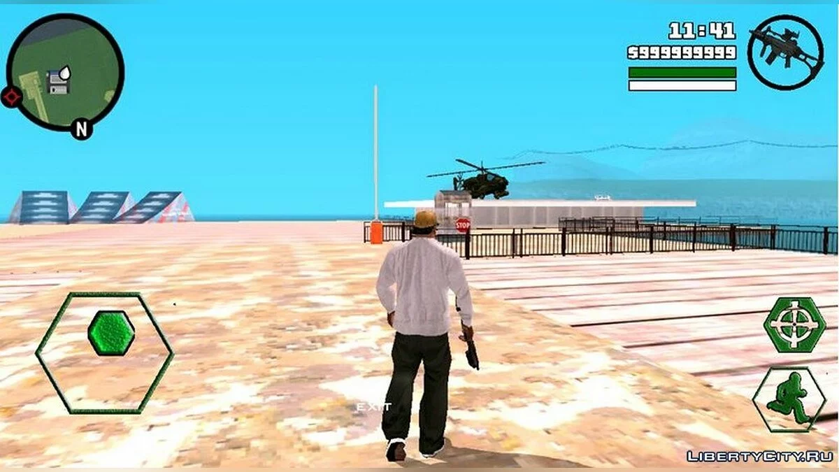 Neue sechseckige Tasten / GTA San Andreas (iOS, Android)
