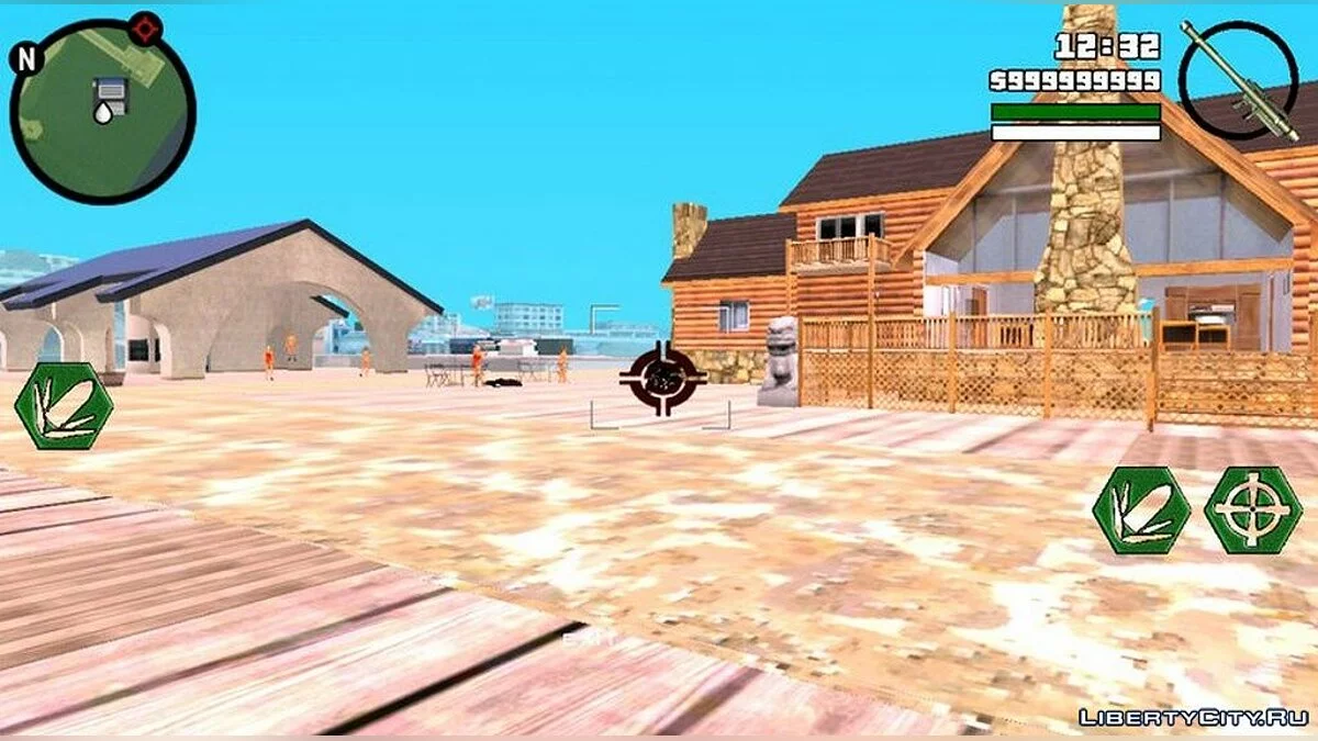 Neue sechseckige Tasten / GTA San Andreas (iOS, Android)