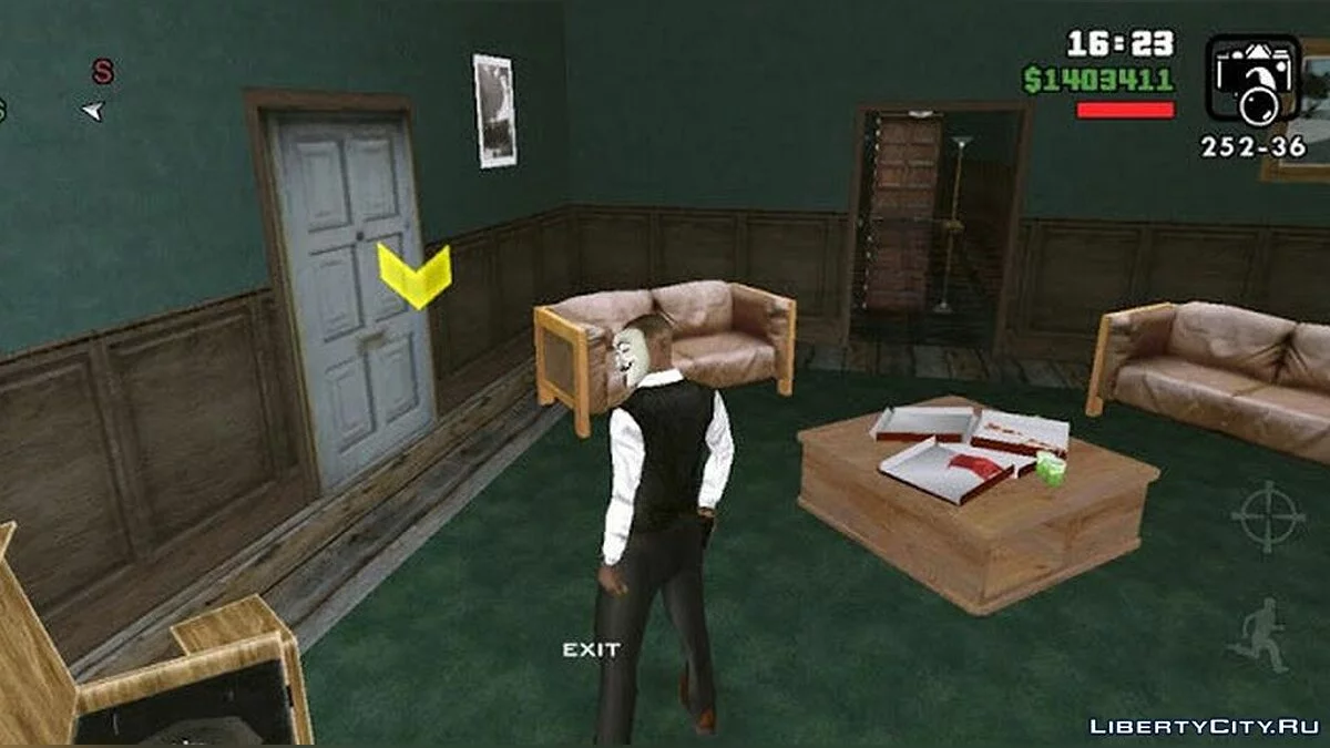 Tanda Masuk Gedung dari GTA 4 / GTA San Andreas (iOS, Android)