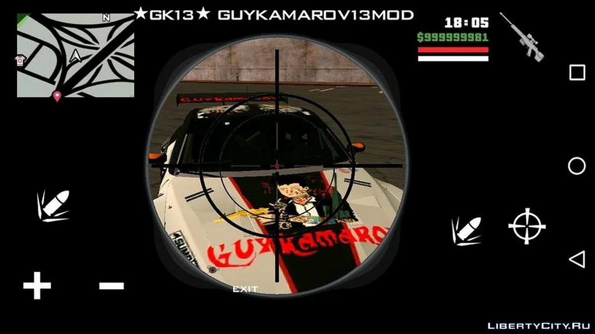 Neues Fadenkreuz für das Scharfschützengewehr / GTA San Andreas (iOS, Android)