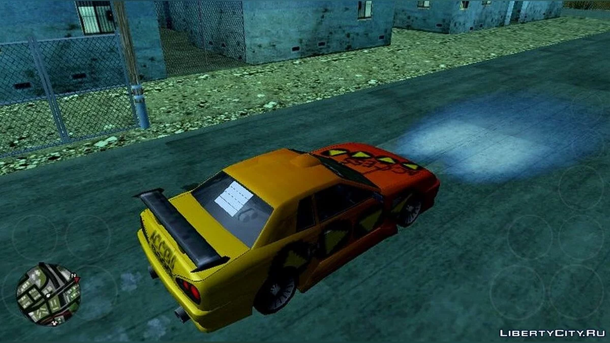Синий свет фар из GTA 5 / GTA San Andreas (iOS, Android)