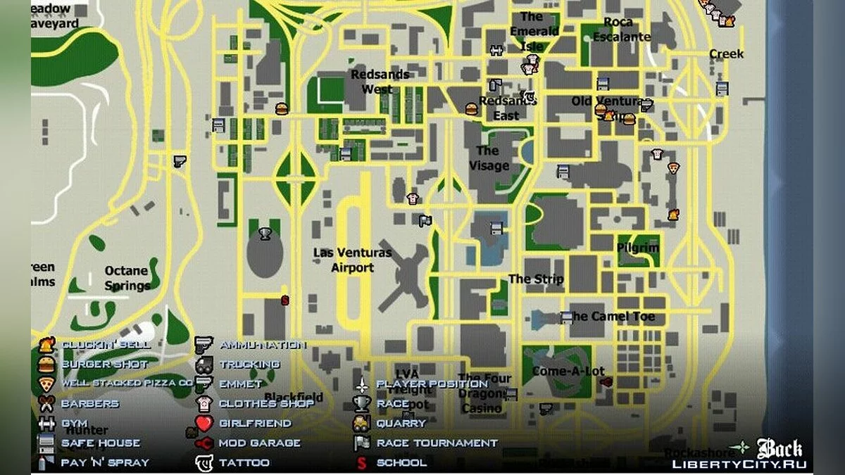 Радар у стилі Google Maps / GTA San Andreas (iOS, Android)