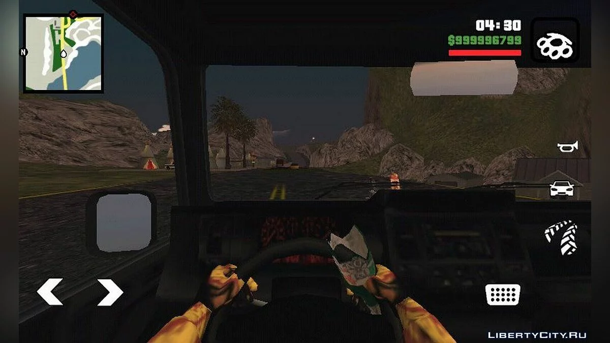 تحويل الصحراء إلى غرينلاند / GTA سان أندرياس (iOS، أندرويد)