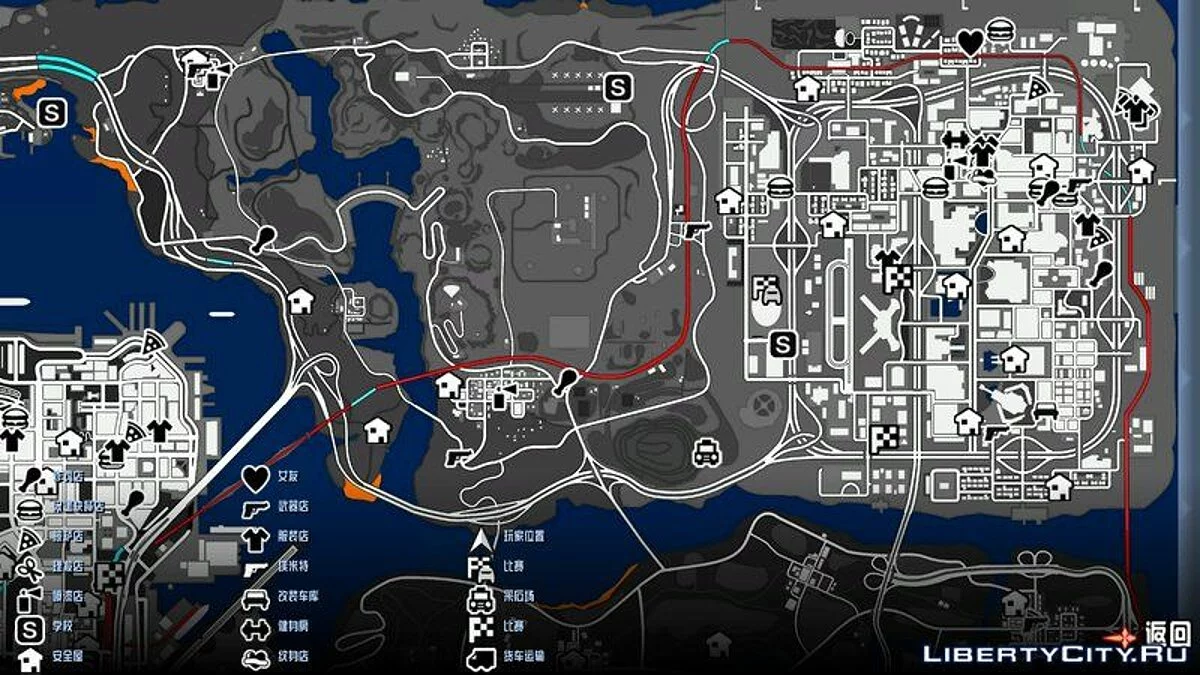 Real Transparent Radar / GTA San Andreas (iOS, Android)