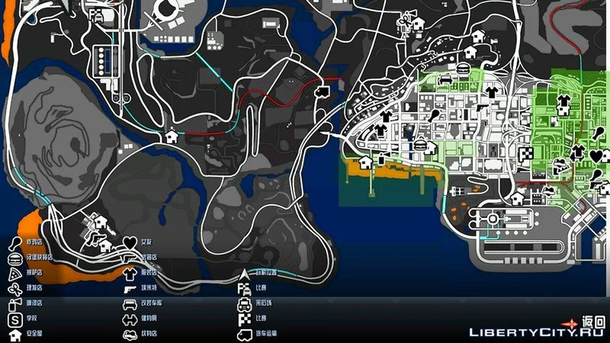 Real Transparent Radar / GTA San Andreas (iOS, Android)