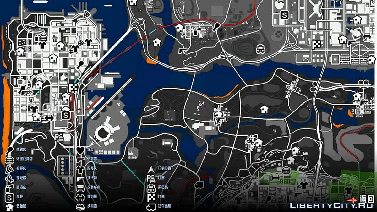Real Transparent Radar / GTA San Andreas (iOS, Android)