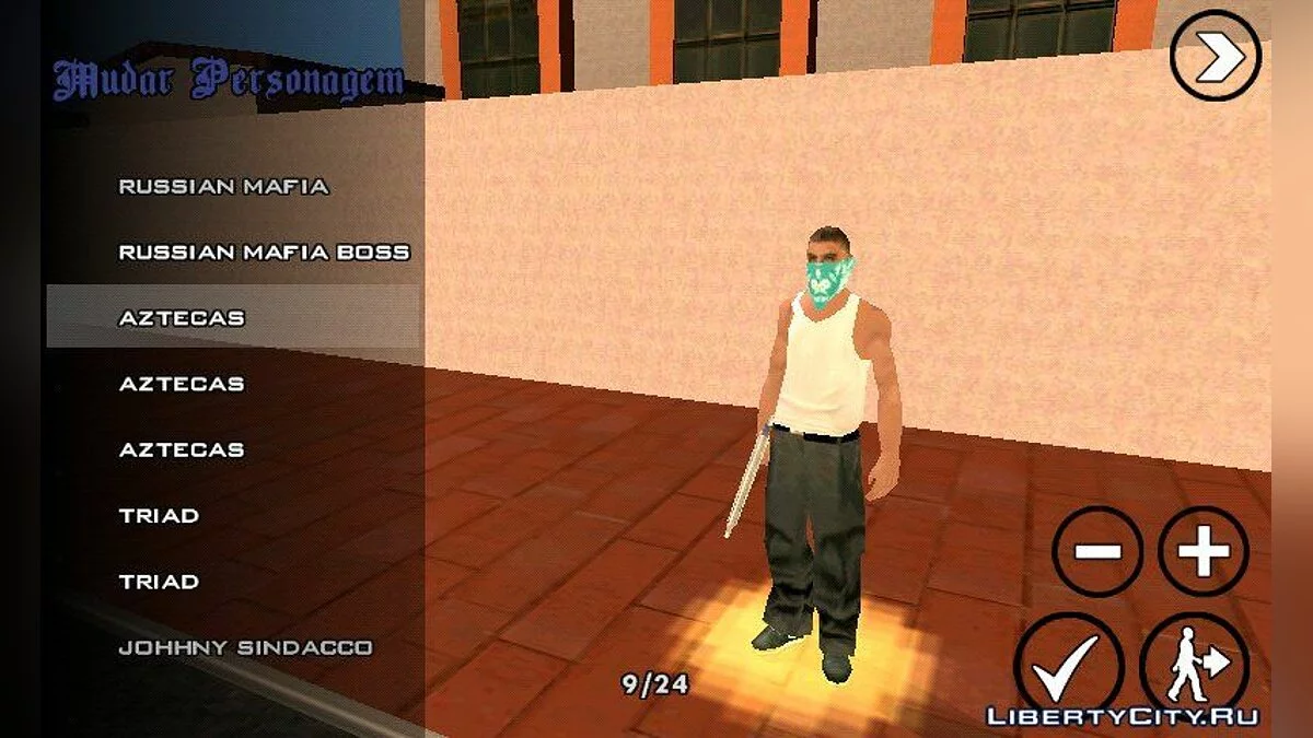 New Aztecas Skins / GTA San Andreas (iOS, Android)