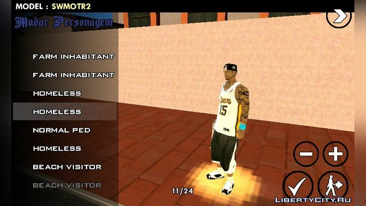 New Aztecas Skins / GTA San Andreas (iOS, Android)