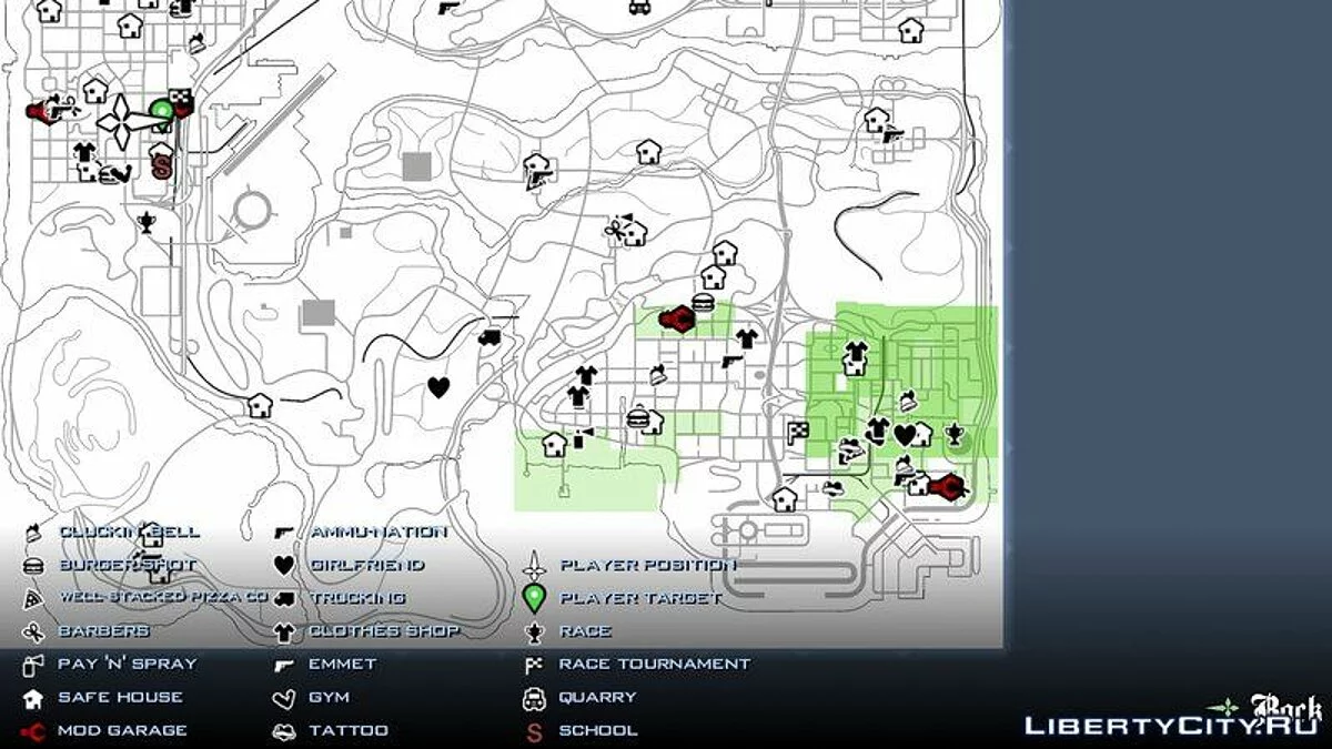 Прозорий радар / GTA San Andreas (iOS, Android)
