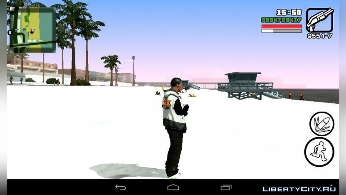طرق وأرصفة ثلجية / GTA سان أندرياس (iOS، أندرويد)